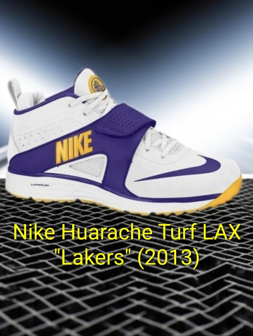 Nike Huarache Turf LAX "Lakers" (2013) Mens 13 NEW W/OG BOX